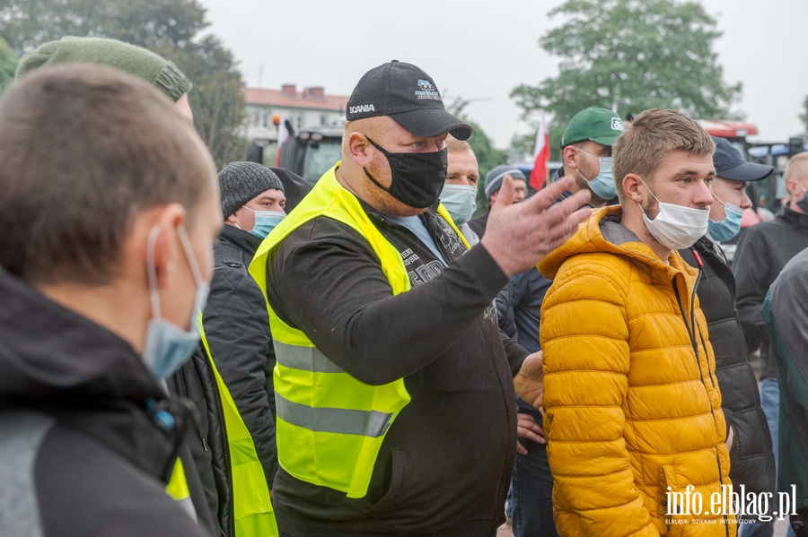 Protest rolnikw w Elblgu , fot. 28