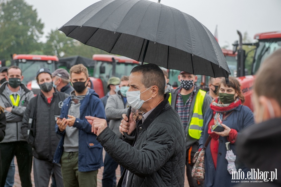 Protest rolnikw w Elblgu , fot. 29