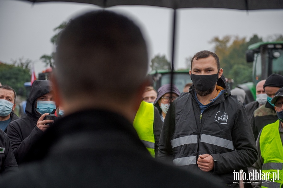 Protest rolnikw w Elblgu , fot. 36