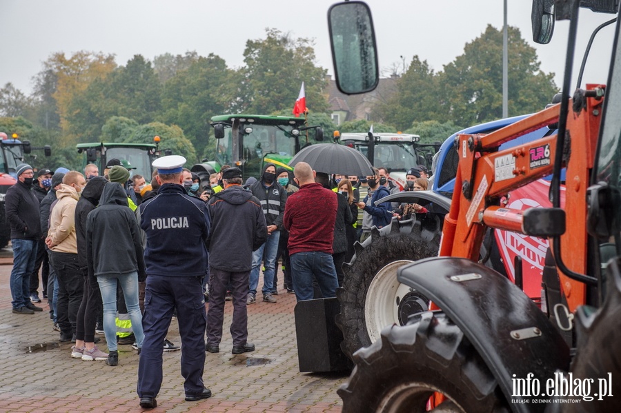 Protest rolnikw w Elblgu , fot. 40
