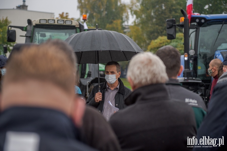 Protest rolnikw w Elblgu , fot. 45