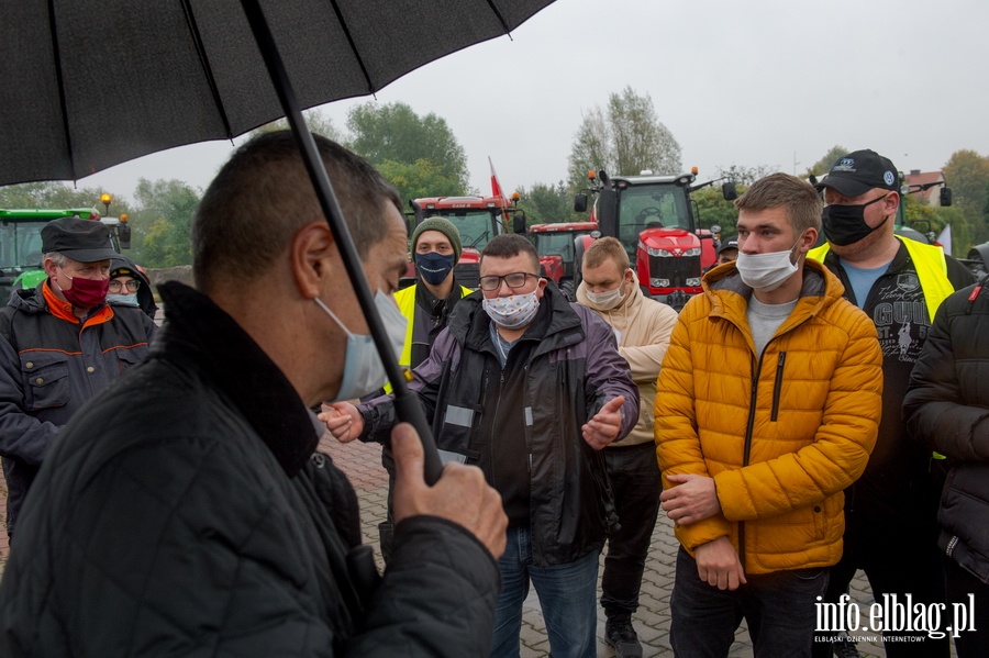 Protest rolnikw w Elblgu , fot. 47
