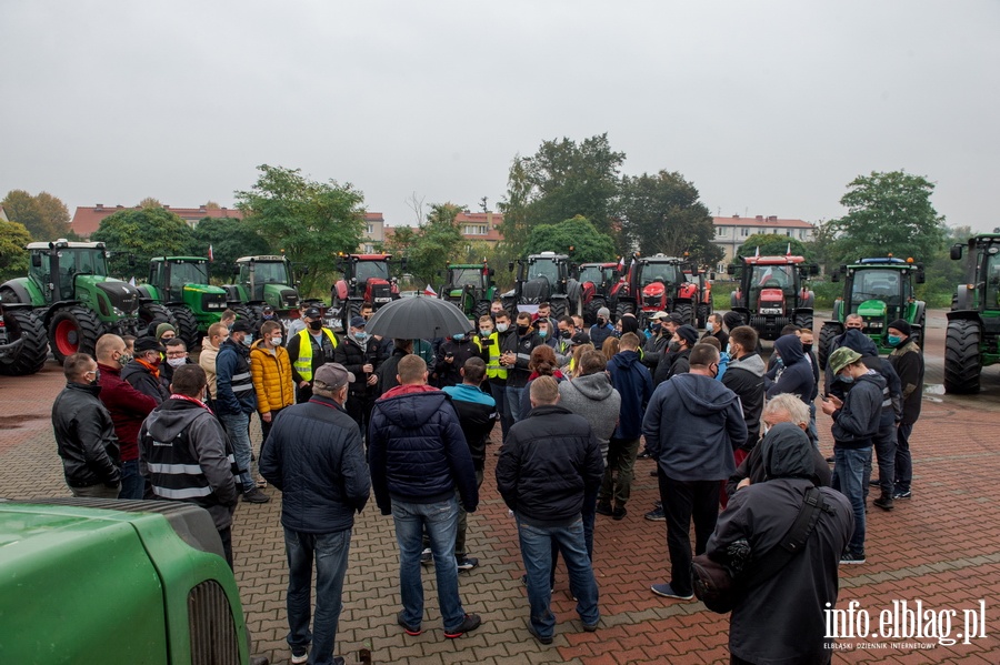 Protest rolnikw w Elblgu , fot. 51