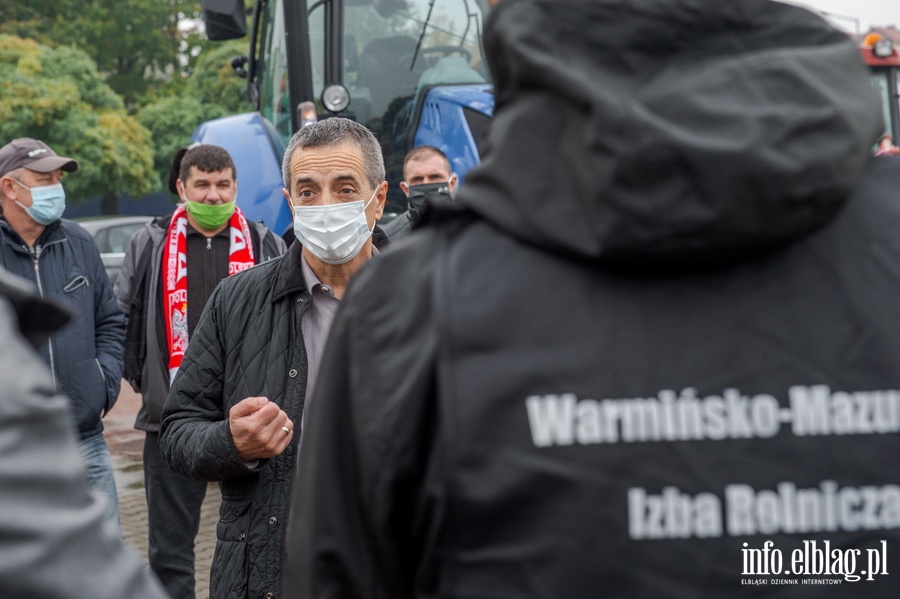 Protest rolnikw w Elblgu , fot. 53