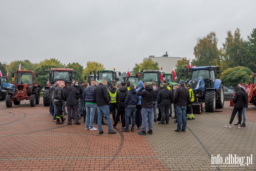 Protest rolnikw w Elblgu , fot. 55