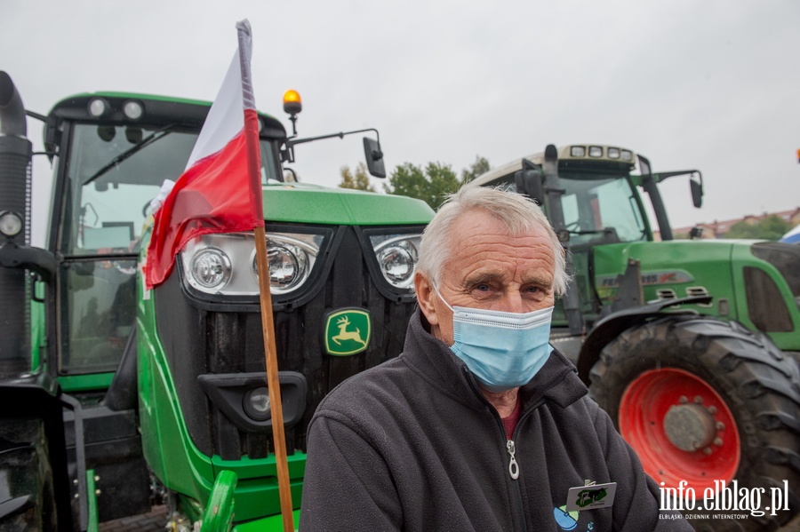 Protest rolnikw w Elblgu , fot. 57