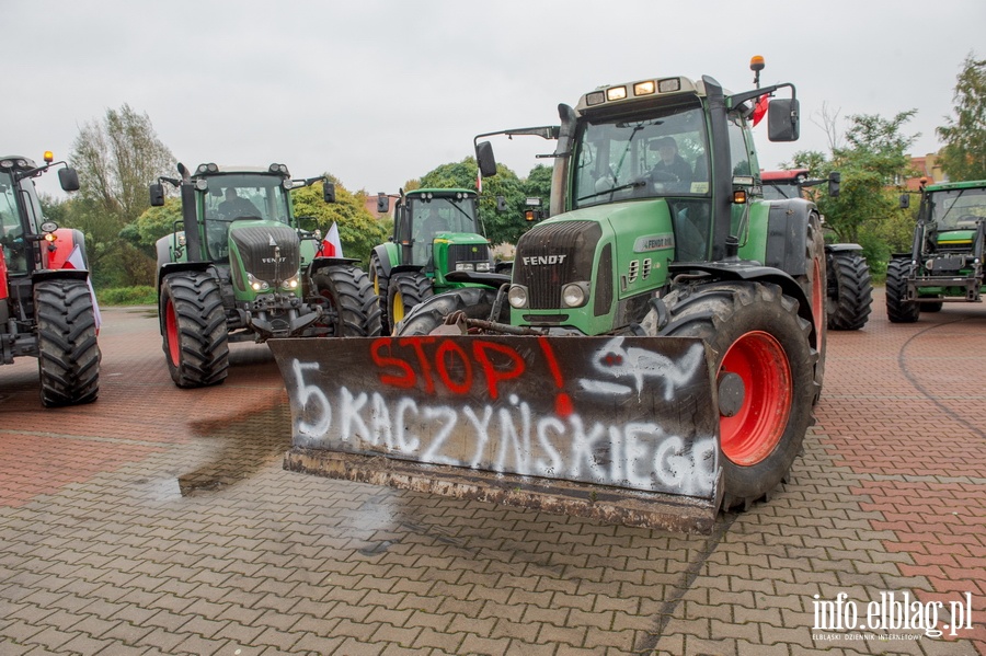 Protest rolnikw w Elblgu , fot. 61