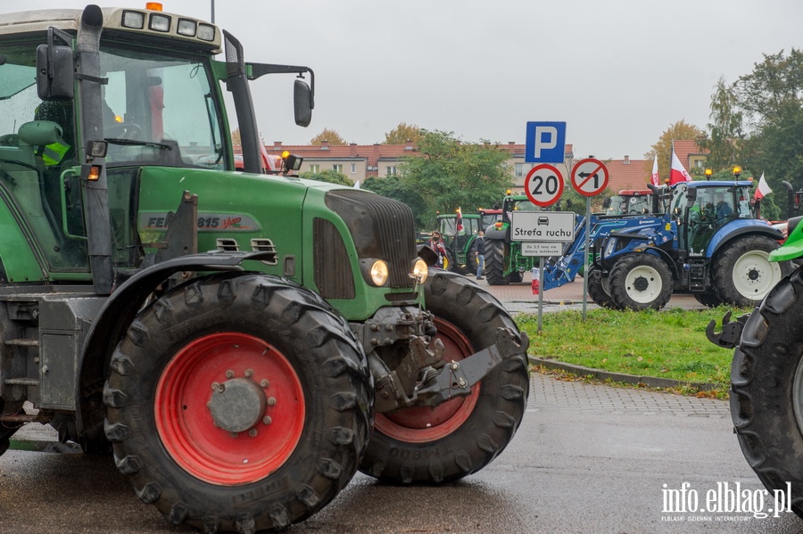 Protest rolników w Elblągu , fot. 63