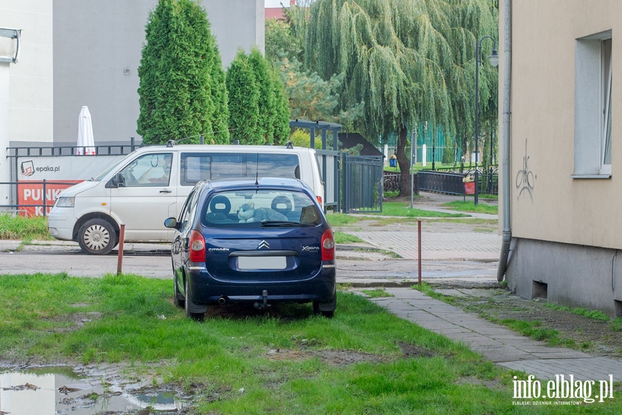 Mistrzowie parkowania w Elblągu (część 69), fot. 16