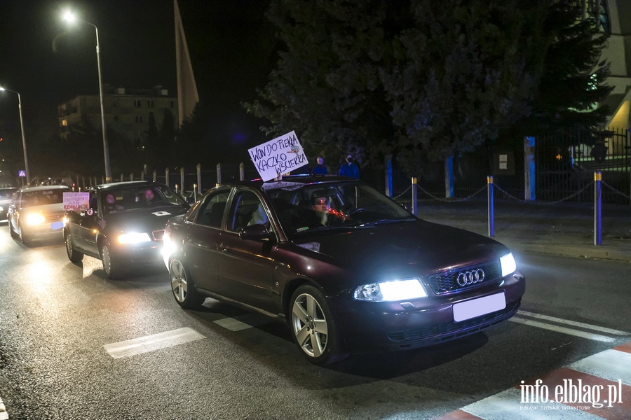 "Peace not PiS". Kolejny protest w Elblgu, demonstracj prbowano zakci, fot. 25