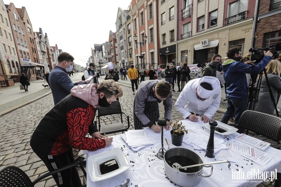 #Gastroprotest w Elblągu., fot. 16