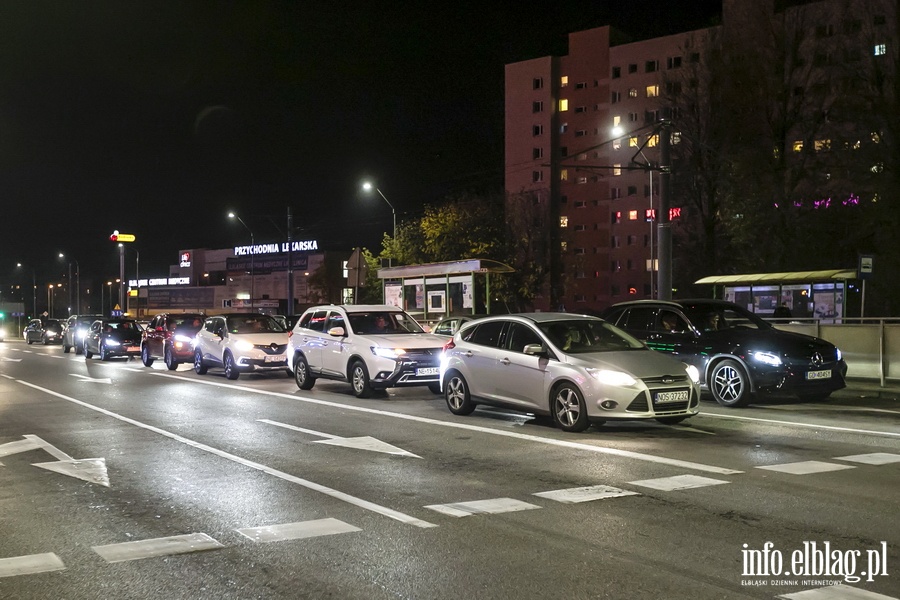 Strajk kobiet w Elblgu. Tym razem to by protest samochodowy, fot. 13