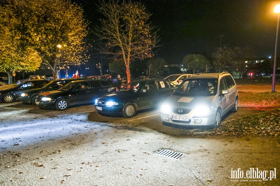 Kolejny protest na ulicach Elblga, fot. 1