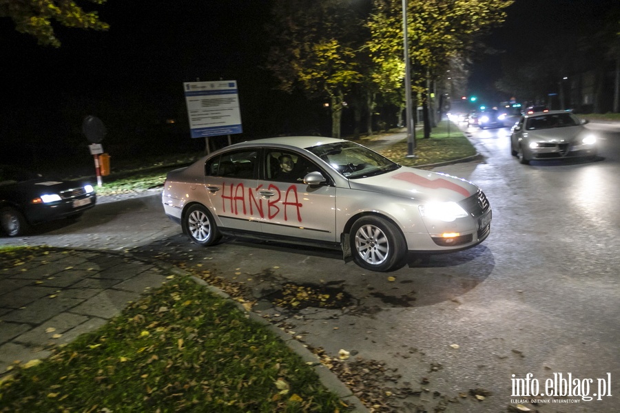 Kolejny protest na ulicach Elblga, fot. 6