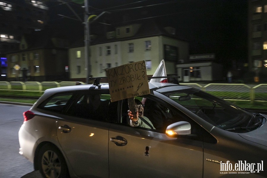 Kolejny protest na ulicach Elblga, fot. 12