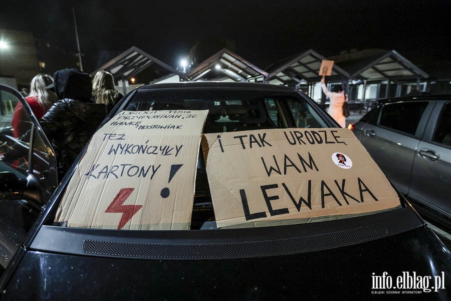 Kolejny protest na ulicach Elblga, fot. 14