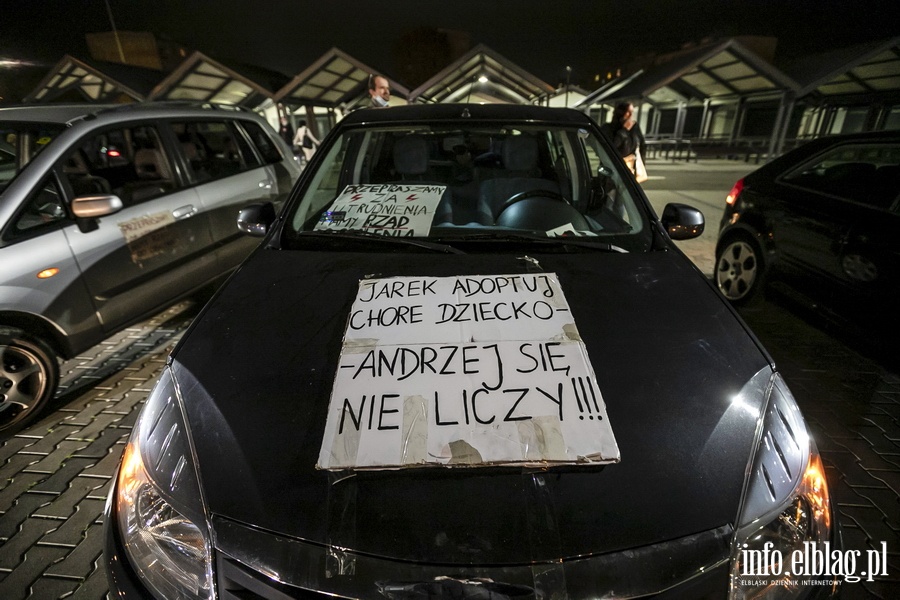 Kolejny protest na ulicach Elblga, fot. 15