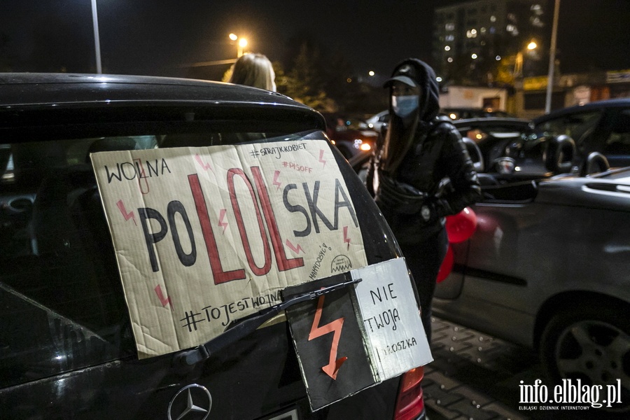 Kolejny protest na ulicach Elblga, fot. 18