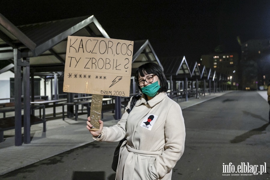 Kolejny protest na ulicach Elblga, fot. 19