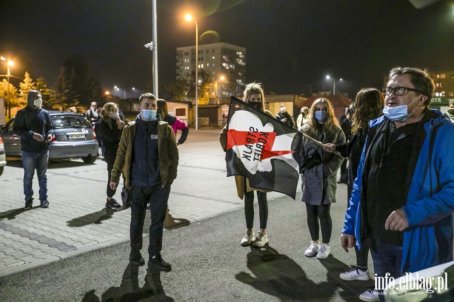 Kolejny protest na ulicach Elblga, fot. 26