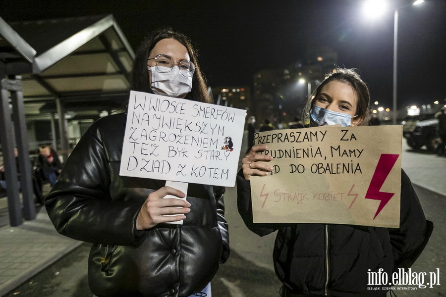 Kolejny protest na ulicach Elblga, fot. 27