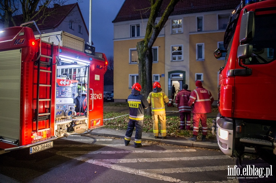 Pożar mieszkania przy ulicy Brzeskiej 8, fot. 2