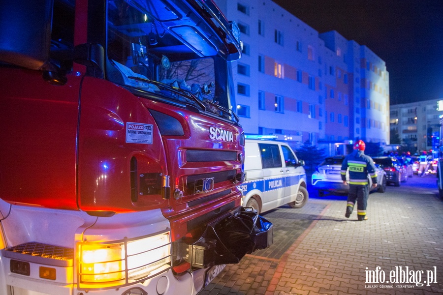 Pożar mieszkania przy ul. Fromborskiej, fot. 20