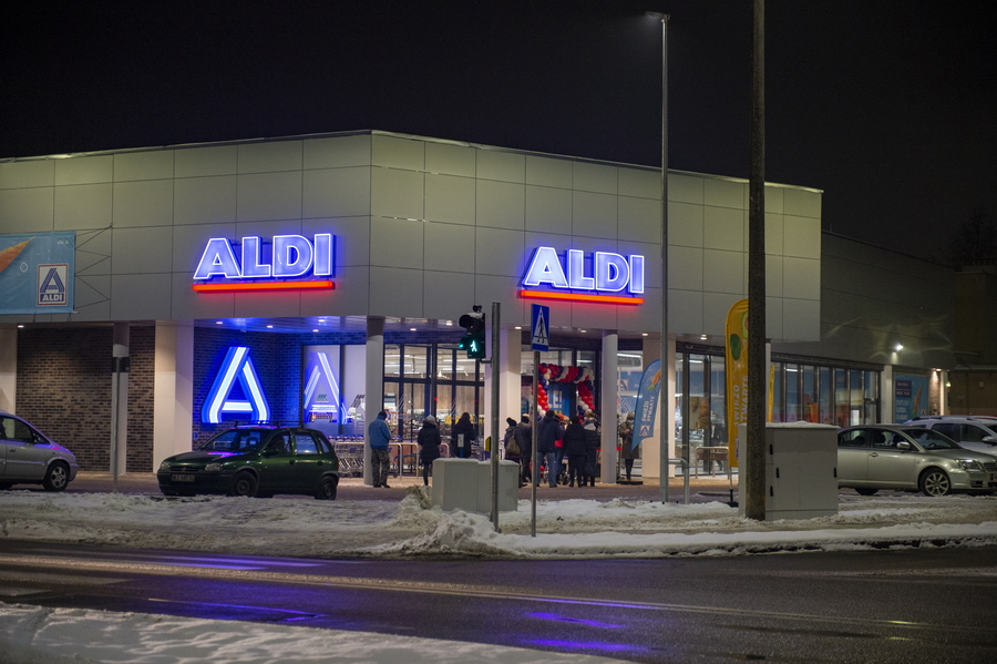 Otwarcie marketu Aldi , fot. 1