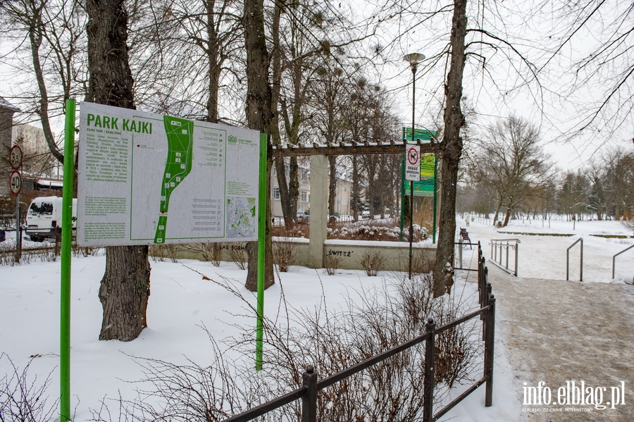 Park Kajki i Różany Ogród zimową porą, fot. 22