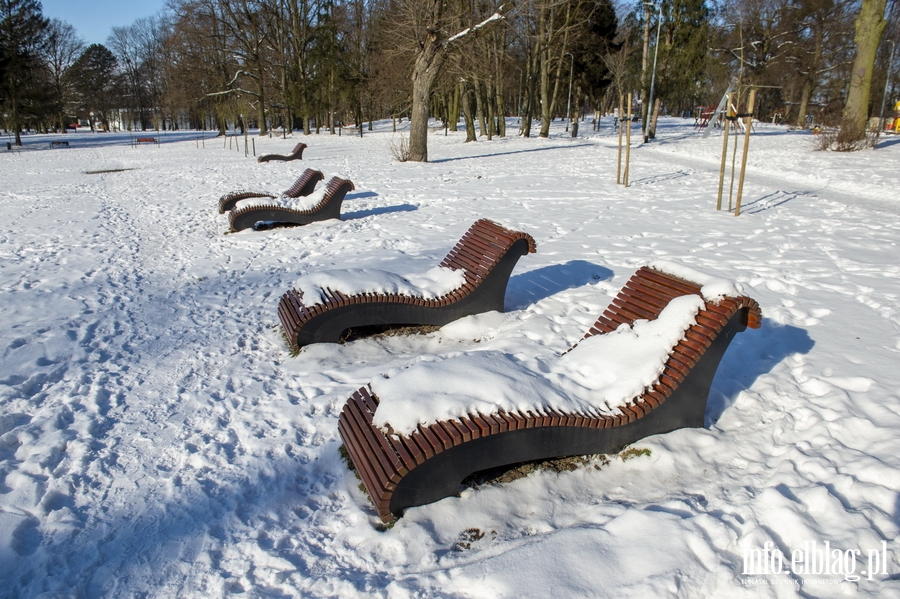 Park Modrzewie zimową porą..., fot. 24