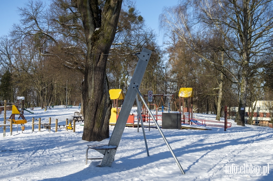 Park Modrzewie zimową porą..., fot. 26