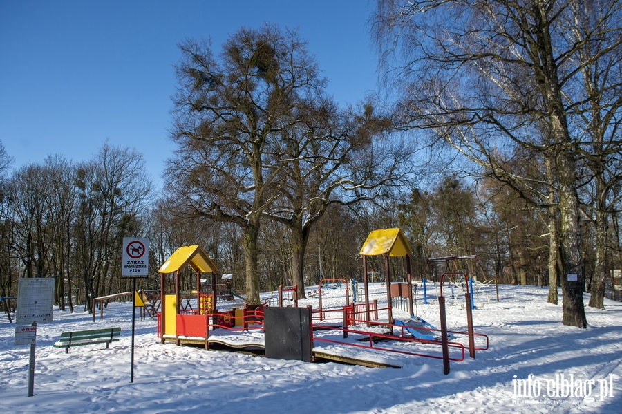 Park Modrzewie zimową porą..., fot. 28