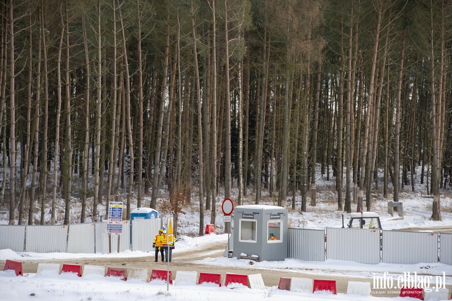 Fotorelacja info.elblag.pl z prac przy budowie Kanau eglugowego przez Mierzej Wilan - luty 2021, fot. 25