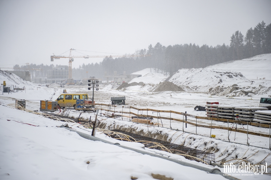 Fotorelacja info.elblag.pl z prac przy budowie Kanau eglugowego przez Mierzej Wilan - luty 2021, fot. 56