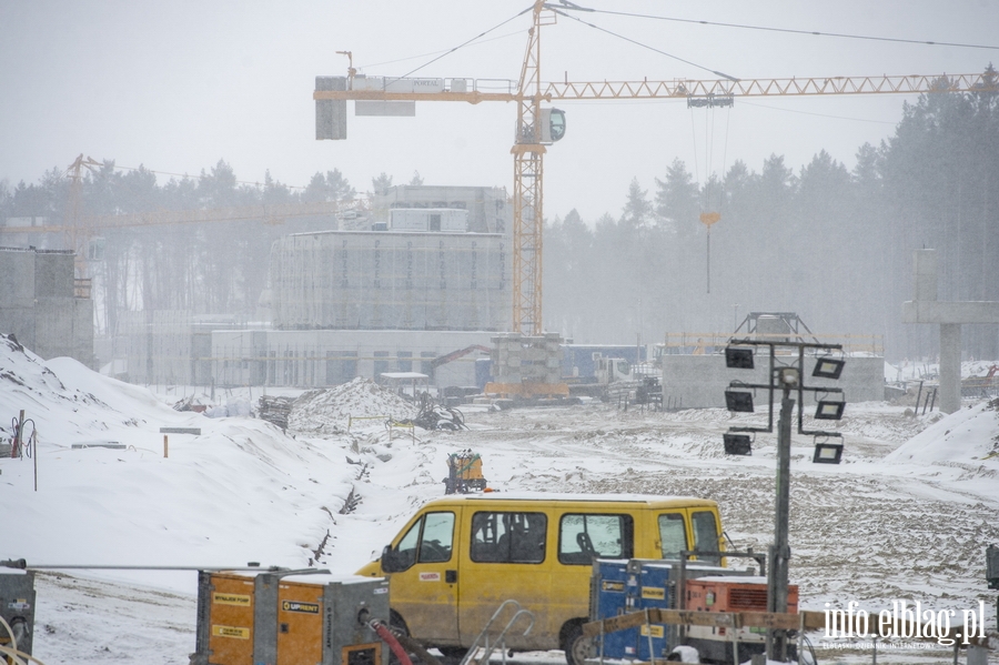 Fotorelacja info.elblag.pl z prac przy budowie Kanau eglugowego przez Mierzej Wilan - luty 2021, fot. 57