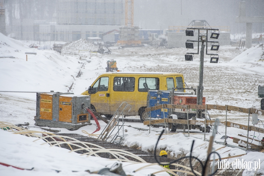 Fotorelacja info.elblag.pl z prac przy budowie Kanau eglugowego przez Mierzej Wilan - luty 2021, fot. 58