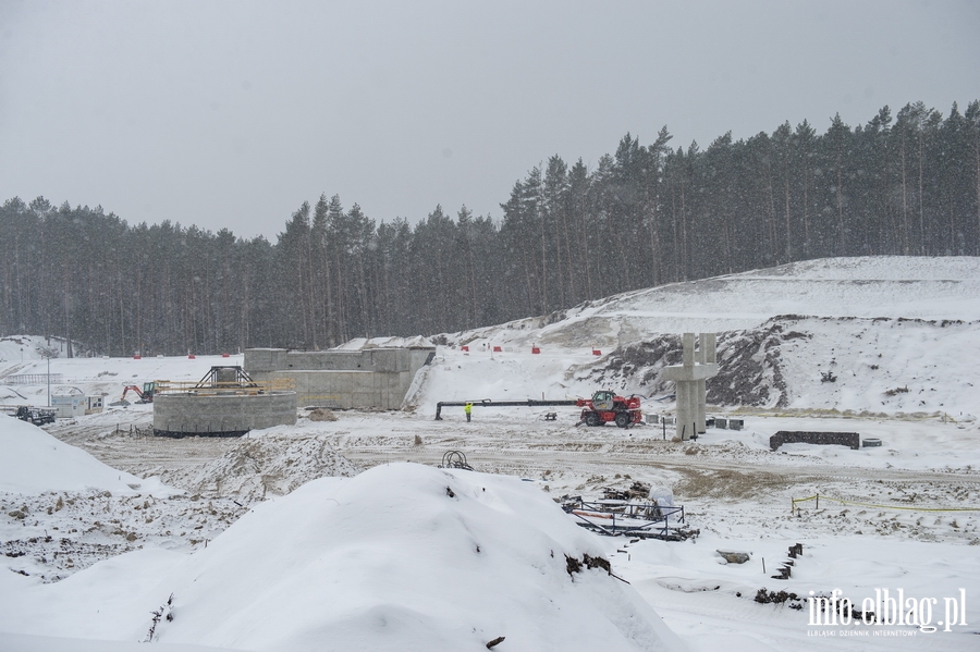 Fotorelacja info.elblag.pl z prac przy budowie Kanau eglugowego przez Mierzej Wilan - luty 2021, fot. 59