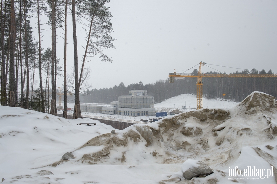 Fotorelacja info.elblag.pl z prac przy budowie Kanau eglugowego przez Mierzej Wilan - luty 2021, fot. 62