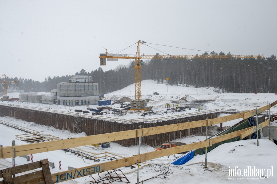 Fotorelacja info.elblag.pl z prac przy budowie Kanau eglugowego przez Mierzej Wilan - luty 2021, fot. 63