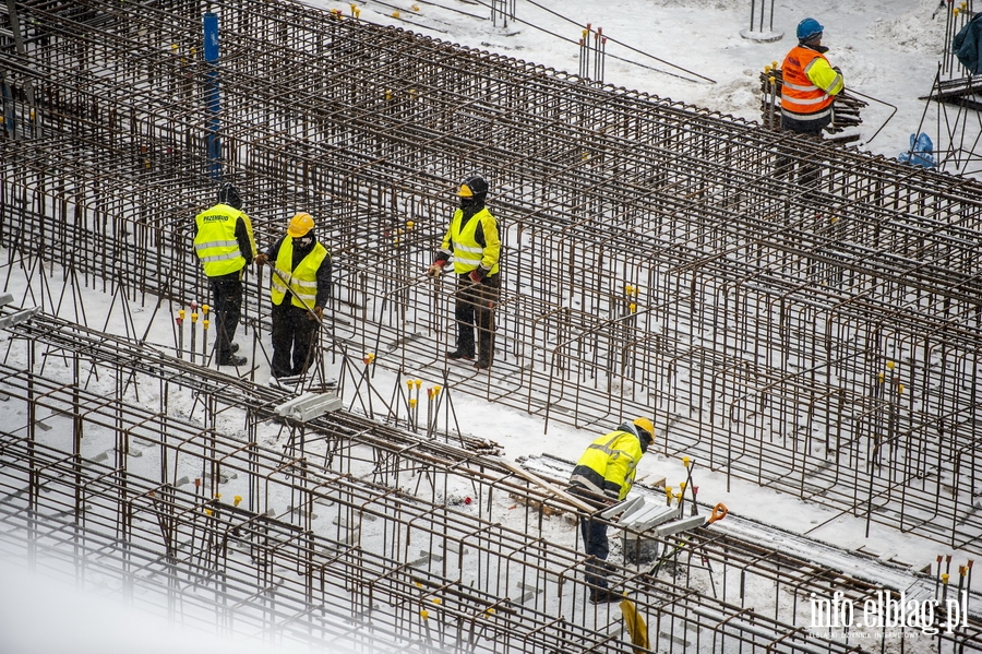 Fotorelacja info.elblag.pl z prac przy budowie Kanau eglugowego przez Mierzej Wilan - luty 2021, fot. 80