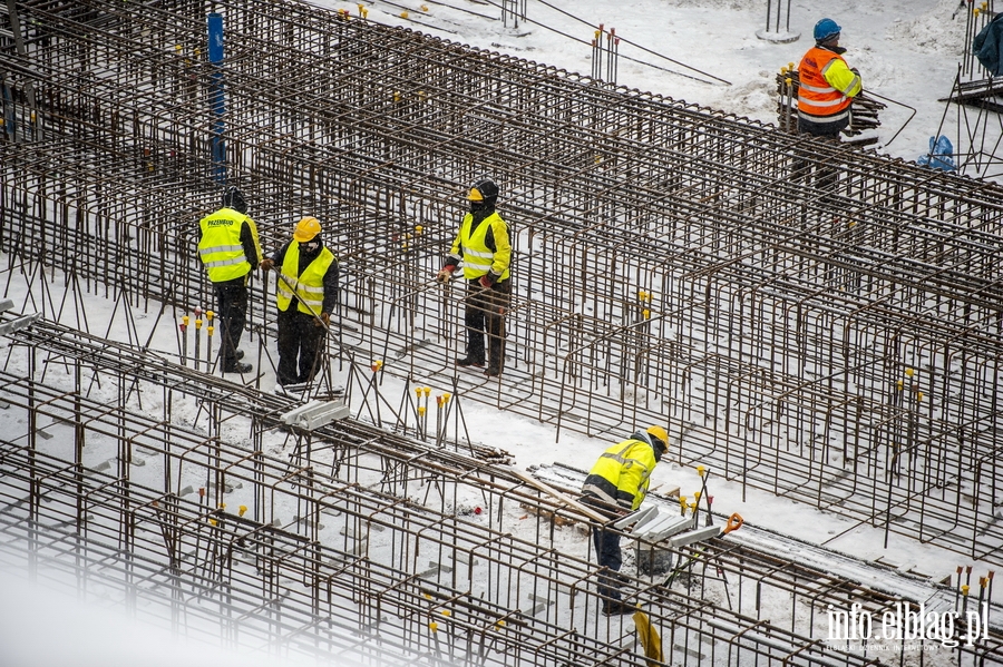 Fotorelacja info.elblag.pl z prac przy budowie Kanau eglugowego przez Mierzej Wilan - luty 2021, fot. 80