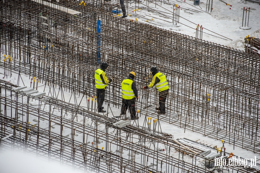 Fotorelacja info.elblag.pl z prac przy budowie Kanau eglugowego przez Mierzej Wilan - luty 2021, fot. 82