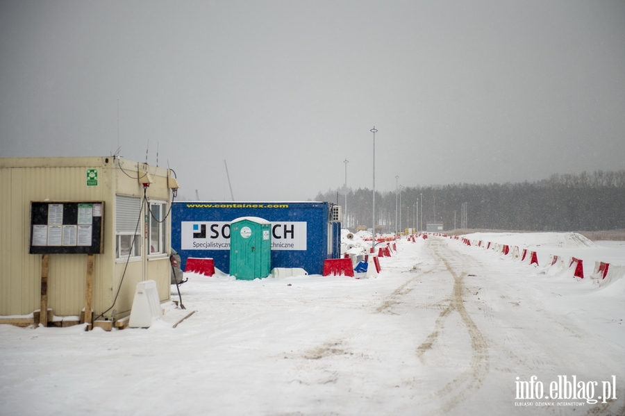 Fotorelacja info.elblag.pl z prac przy budowie Kanau eglugowego przez Mierzej Wilan - luty 2021, fot. 99