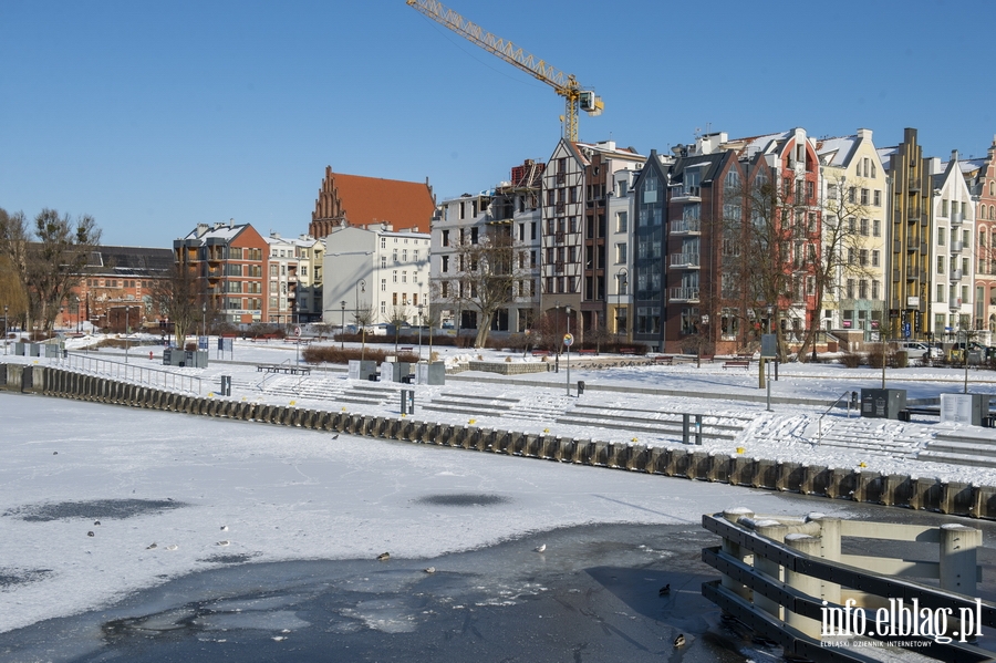 Rzeka Elblg, Kumiela i wodospad w zimowej aurze, fot. 33