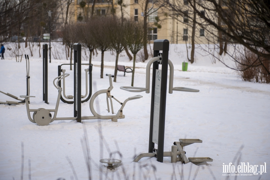 Park Traugutta zimą, fot. 20