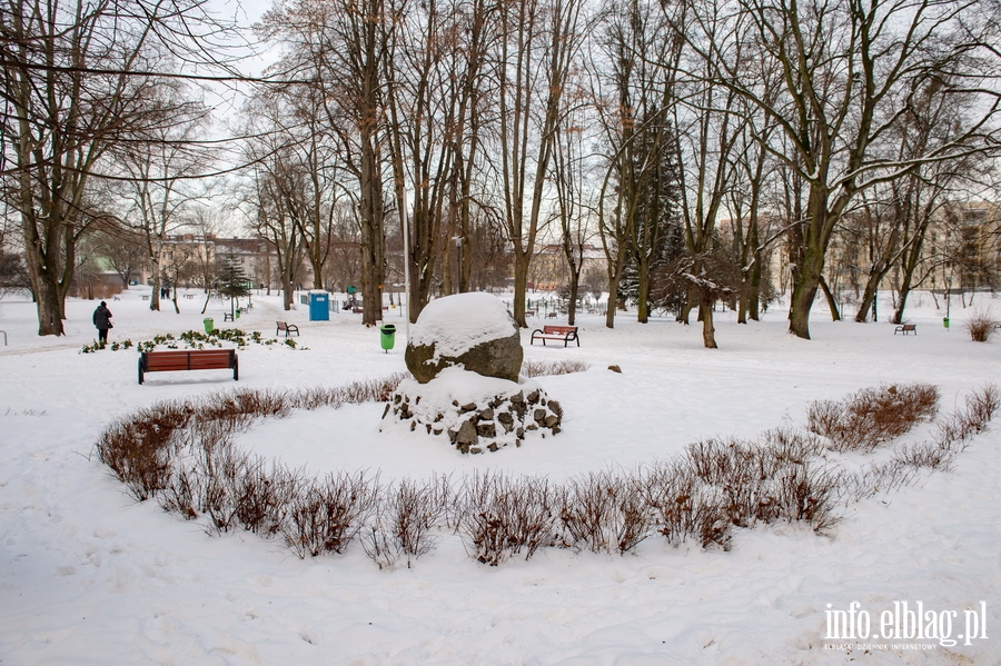 Park Traugutta zimą, fot. 35