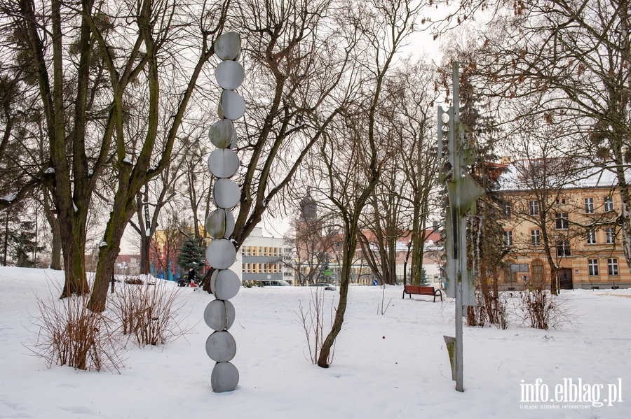Park Traugutta zimą, fot. 37