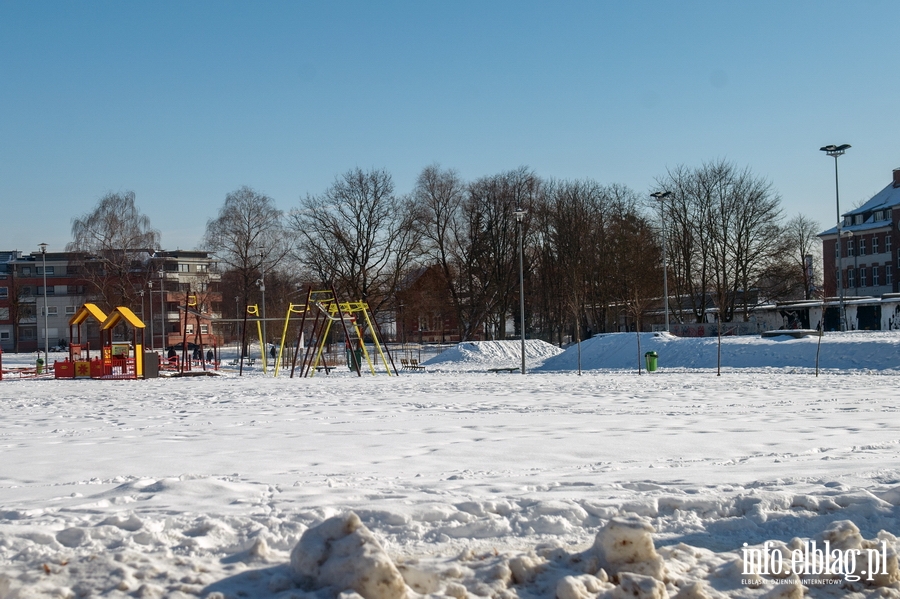 Park im. Generaa Bolesawa Nieczuja-Ostrowskiego zimow por, fot. 1