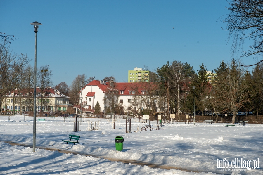 Park im. Generaa Bolesawa Nieczuja-Ostrowskiego zimow por, fot. 5