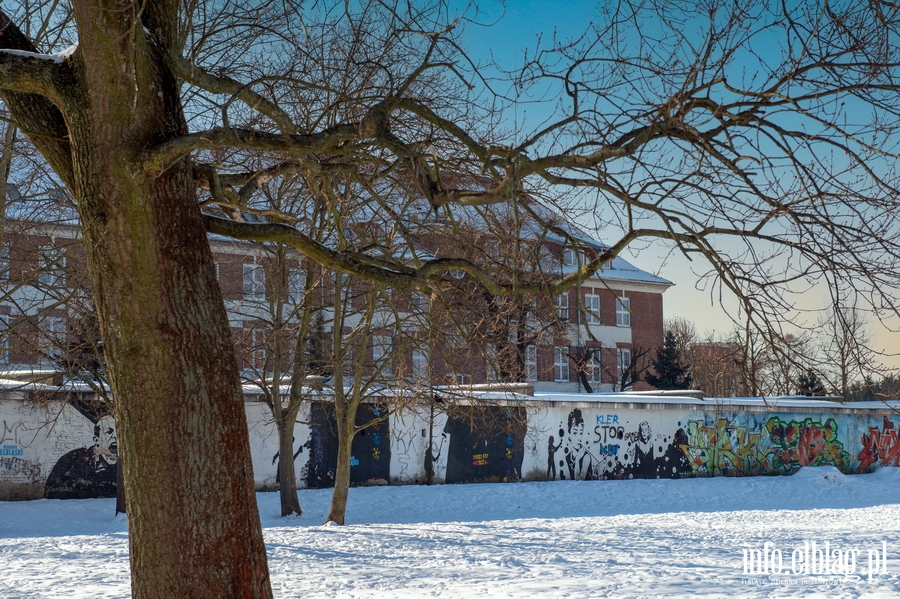 Park im. Generaa Bolesawa Nieczuja-Ostrowskiego zimow por, fot. 12